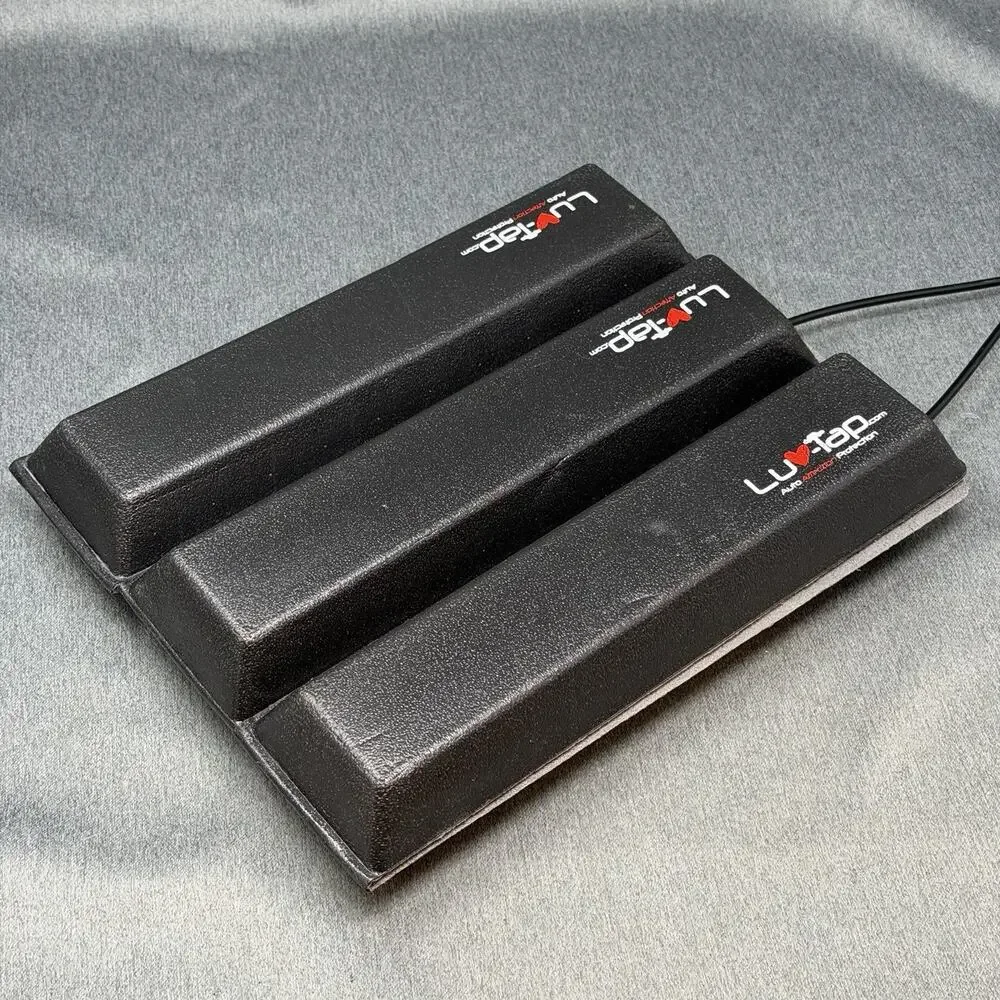 Luv-Tap Ding Bats Removable Magnetic Car Door Guard Protector 3PC Black READ